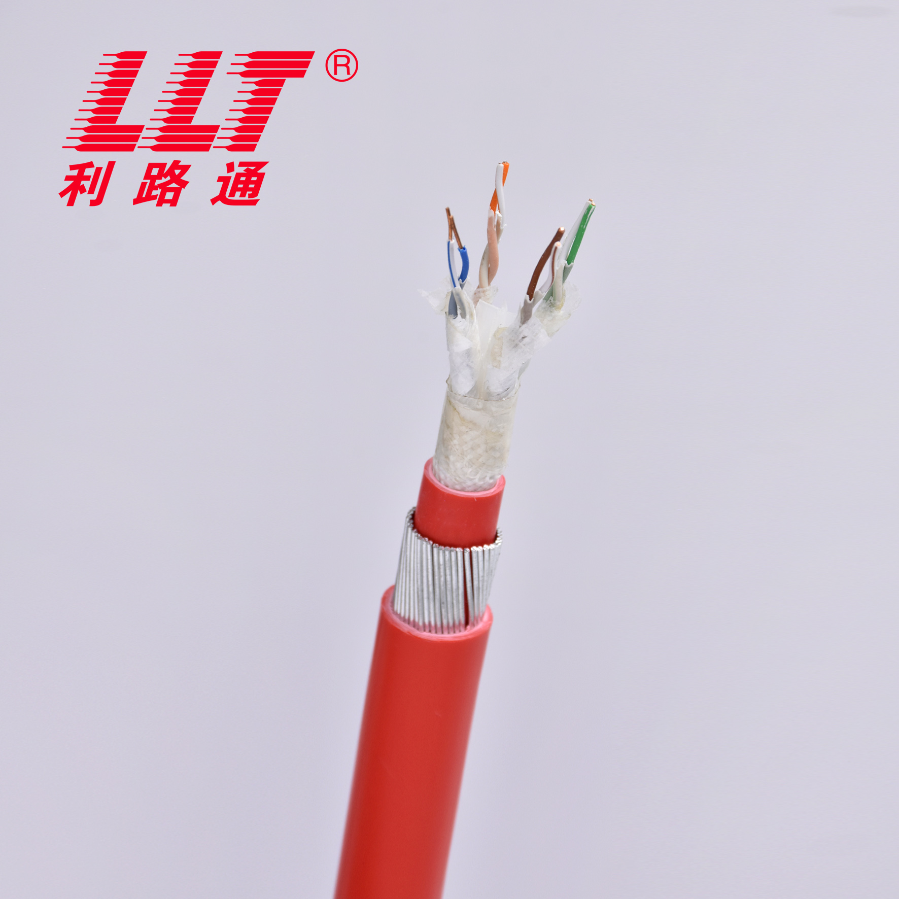 鋼絲鎧裝6類網絡線纜